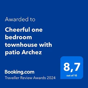 Cheerful One Bedroom Townhouse With Patio Apartamento Árchez